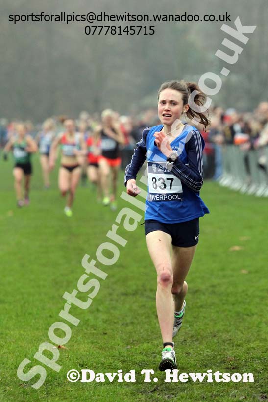 Senior women's European Cross Country Trials, Sefton Park, Liverpool. Photo: David T. Hewitson/Sports for All Pics